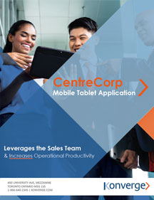 CentreCorp Mobile Tablet Application