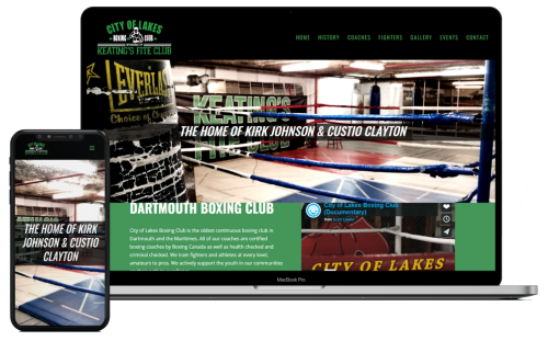 City of Lakes Boxing Club Website