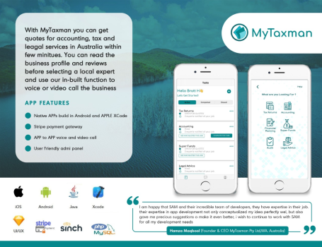MyTaxman ( Native iOS and Android )