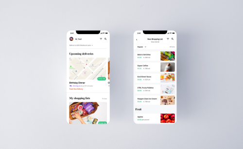 GoMrkt Concept App for iOS