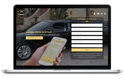 Ride in Black- Taxi Booking Website & App Developed in CodeIgniter