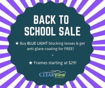 Back to School Sale