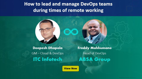 How to lead and manage DevOps teams during times of remote working