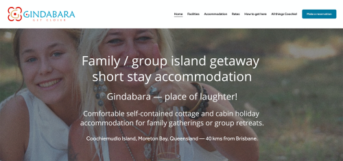 Gindabara Family and Group Island Accommodation