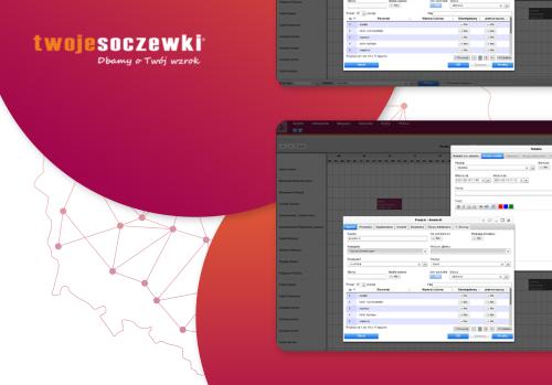 Full sales and logistics service in 50 retail stores - ERP system for twojesoczewki.pl