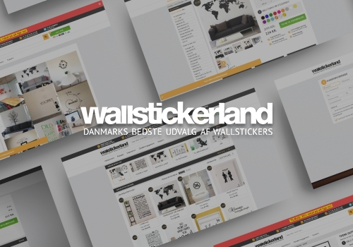 Wallstickerland - Magento solution for largest wall sticker shop in Denmark
