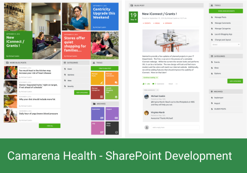 Camarena Health SharePoint Development