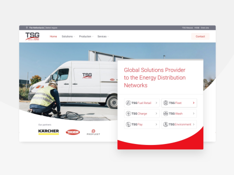 Corporate website for 30+ countries