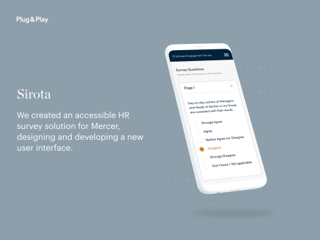An accessible HR survey solution for Mercer