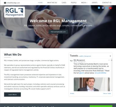 RGL Management Website Build and Management