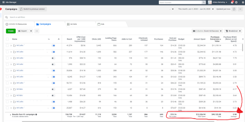 Generated $49,129 in sales at a 3.98 ROAS