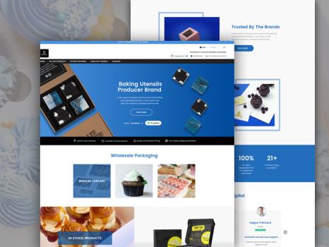 Packaging Solutions Provider Shopify Store Design
