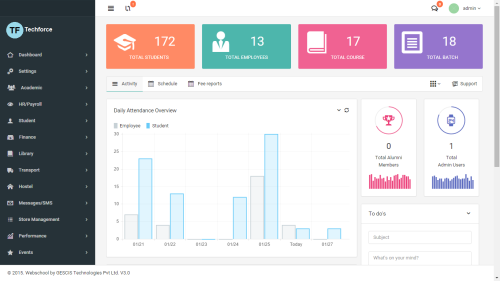 Web based School Management System