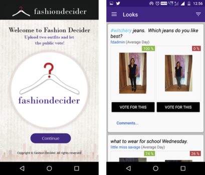 Lifestyle: get social opinion on your dressing options