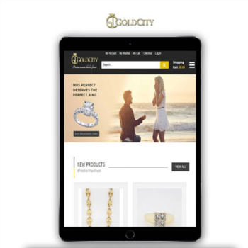 E-commerce site developed in Magento