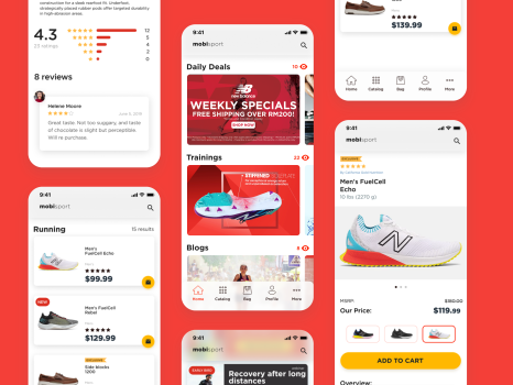 Ecommerce App for a Store of Sporting Goods