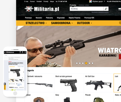 militaria.pl ecommerce