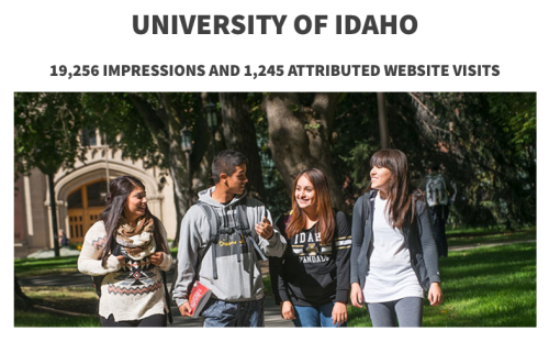 19,256 IMPRESSIONS AND 1,245 ATTRIBUTED WEBSITE VISITS