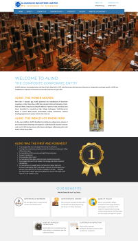 Website designed for ALIND ( Aluminium Industries Limited)
