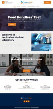 Corporate Website Development for Healthview