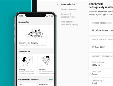 MachFast. All in one business services app for UK market.