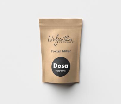 Nidjintha Dosa Instant-Mix – Produktdesign
