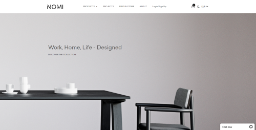 E-Commerce Web App with 3D-rendering custom furniture builder