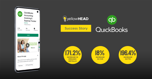 QuickBooks Counts on yellowHEAD’s ASO to Maximize Conversion