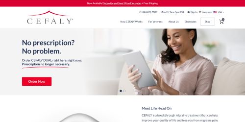 Cefaly - Website Design & Development