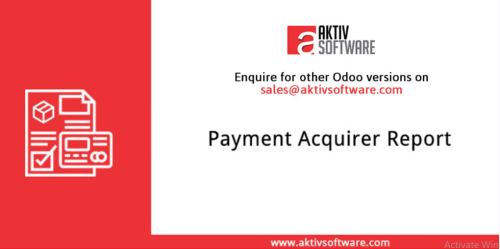 Payment Acquirer Report (Odoo Module)