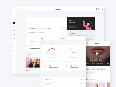 Semilac PWA learning platform