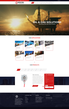 Website for Oil & Gas Solutions