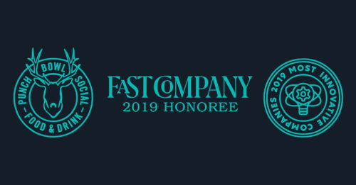 Punch Bowl Social Wins Fast Company's "Most Innovative Company" Award