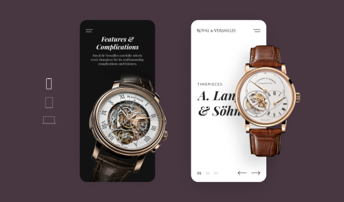Website Design and Branding for Royal De Versailles