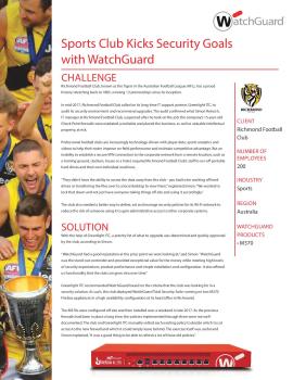 Richmond FC Case Study Page 1