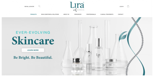 Lira Clinical Website Design and Development