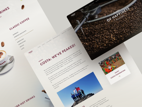 Costa Coffee Malta's Website