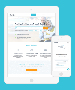 UX/UI Design for a dental care platform