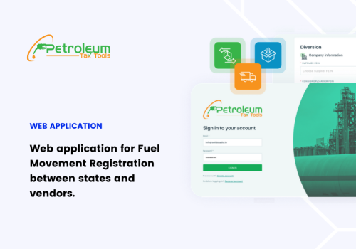 Web application for Fuel Movement Registration between states and vendors