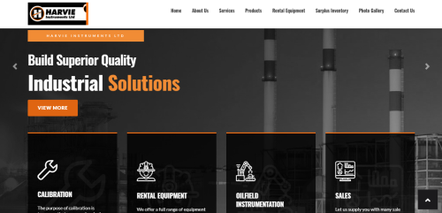 Equipment Rental Website