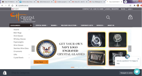 Ecommerce portal development on Shopify