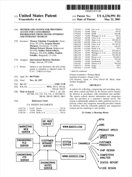 US Patent # 6236001 - Natural Language Processing