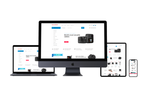 Camerahub e-commerce web
