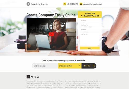 Landing Page Design
