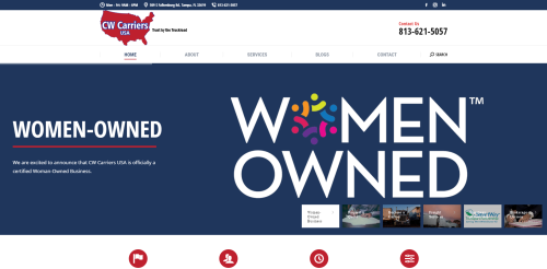 CW Carriers Website Redesign