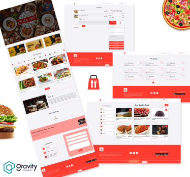 Single restaurant food ordering Website