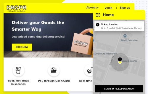 Dropr - Courier Delivery App
