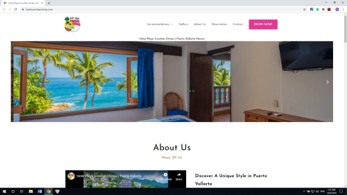 Hotel Playa Conchas Chinas | Hospitality Web App Development