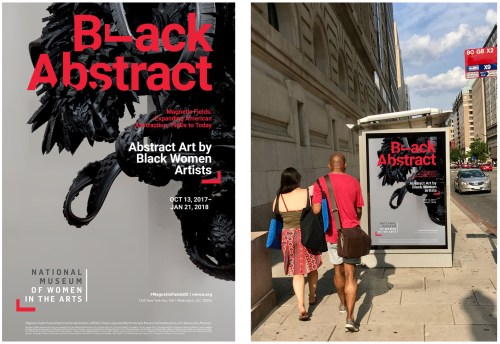 Black Abstract for National Museum of Women in the Arts