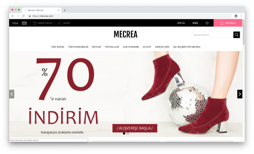 Mecrea women shoes manufacturer E-Commerce
